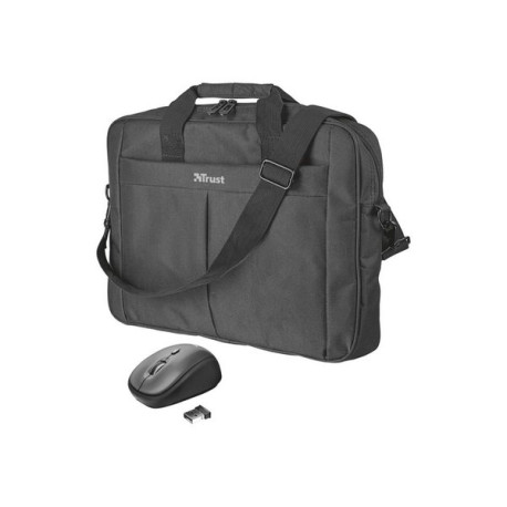 Trust Primo - Borsa trasporto notebook - 16" - con mouse ottico wireless