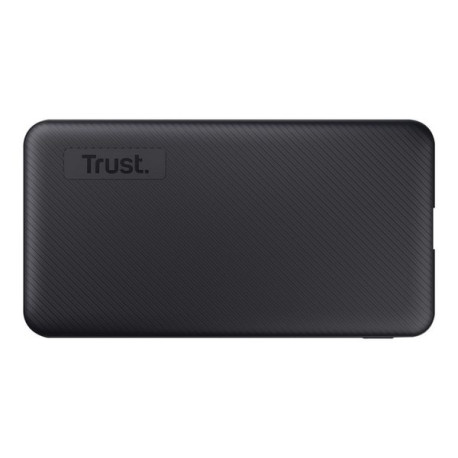 Trust Primo - Powerbank - 5000 mAh - 15 Watt - 3 A (Micro-USB Type B, USB-C) - nero