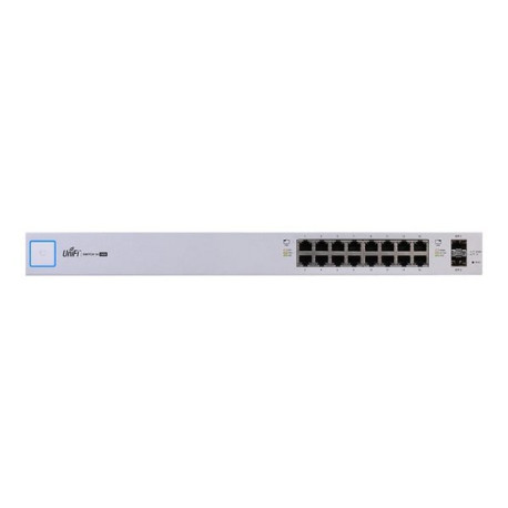 Ubiquiti UniFi Switch US-16-150W - Switch - gestito - 16 x 10/100/1000 (PoE+) + 2 x Gigabit SFP (uplink) - desktop, montabile s