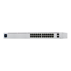 Ubiquiti UniFi Switch USW-24-POE - Switch - gestito - 24 x 10/100/1000 (16 PoE+) + 2 x Gigabit SFP - desktop, montabile su rack