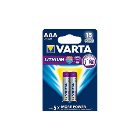 Varta - Batteria 2 x AAA - Li - 1100 mAh