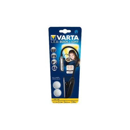 Varta Easy Line 16618 - Luce da lettura - LED - montabile con morsetto - luce bianca fredda