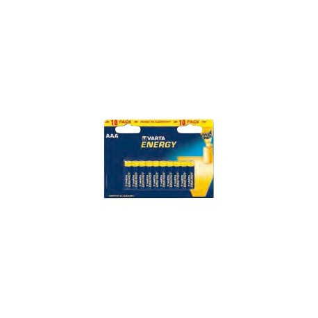 Varta Energy 4103 - Double Blister - Batteria 10 x AAA - Alcalina