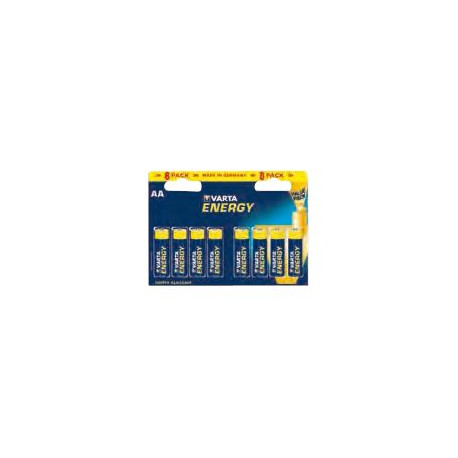 Varta Energy 4106 - Double Blister - Batteria 8 x tipo AA - Alcalina