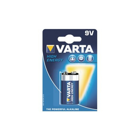 Varta High Energy 04922 - Batteria 9V - Alcalina