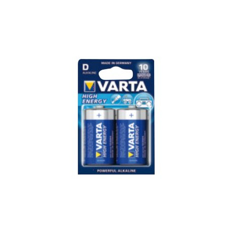 Varta High Energy 4920 - Batteria 2 x D - Alcalina - 16500 mAh