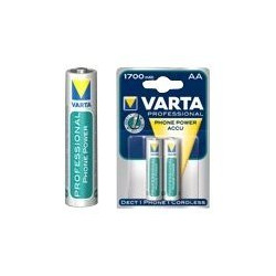 Varta Professional PhonePower - Batteria 2 x tipo AA - NiMH - 1700 mAh