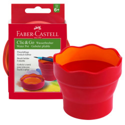 Vaschetta Click  Go - multiuso - rossa - Faber Castell