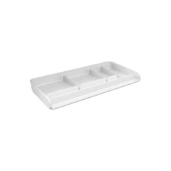 Vaschetta portacancelleria Mydesk - 26,1x12,5x2,8 cm - bianco - Arda