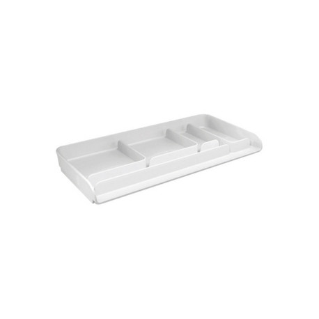 Vaschetta portacancelleria Mydesk - 26,1x12,5x2,8 cm - bianco - Arda