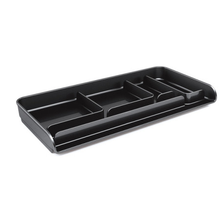 Vaschetta portacancelleria Mydesk - 26,1x12,5x2,8 cm - nero - Arda