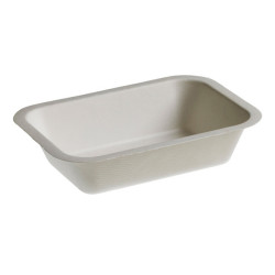 Vaschette Chips Take Away Bio - 17 x 12 x 4 cm - Leone - conf. 50 pezzi