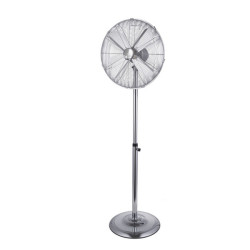 Ventilatore Cromo da terra - pala diametro 45 cm - 60 W - metallo cromato - CFG