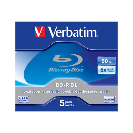 Verbatim - 5 x BD-R DL - 50 GB 6x - astuccio