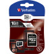 Verbatim - Micro SDHC Classe 10 fino a 45mb/sec - 44082 - 16GB