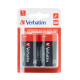 Verbatim - Scatola 2 Pile alkaline torcia D - 49923