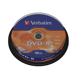 Verbatim - Scatola 25 DVD-R - serigrafato - 43522 - 4,7GB