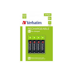 Verbatim Premium - Batteria 4 x AAA / HR03 - NiMH - (ricaricabili) - 950 mAh