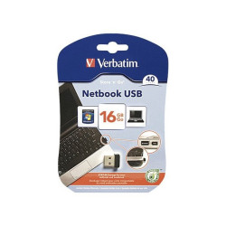 Verbatim Store 'n' Stay USB Drive - Chiavetta USB - 16 GB - USB 2.0 - nero