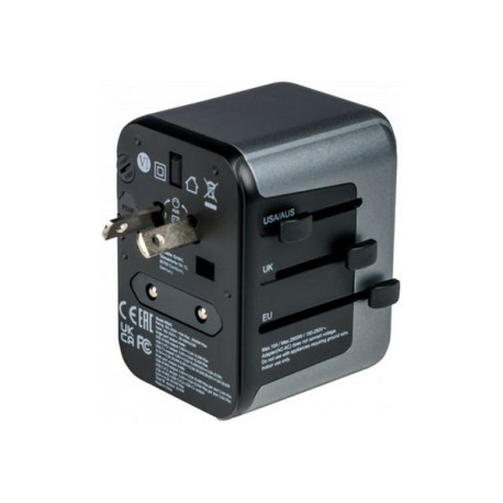 Verbatim UTA-03 - Alimentatore - 30 Watt - PD 3.0, Quick Charge 3.0 - 4 connettori di uscita (USB, 24 pin USB-C)