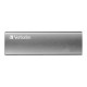 Verbatim Vx500 - SSD - 240 GB - esterno (portatile) - USB 3.1 Gen 2 (USB-C connettore) - grigio spazio