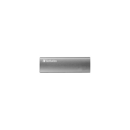 Verbatim Vx500 - SSD - 240 GB - esterno (portatile) - USB 3.1 Gen 2 (USB-C connettore) - grigio spazio