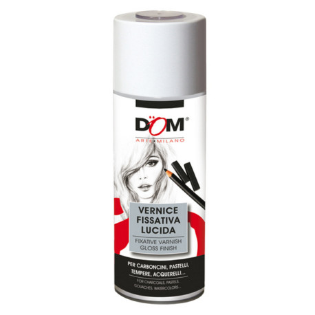 Vernice fissativa - lucida - 400 ml - DOM