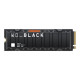 WD Black SN850 NVMe SSD WDS100T1XHE - SSD - 1 TB - interno - M.2 2280 - PCIe 4.0 x4 (NVMe)