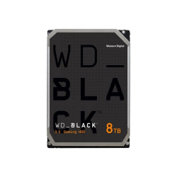 WD Black WD8001FZBX - HDD - 8 TB - interno - 3.5" - SATA 6Gb/s - 7200 rpm - buffer: 256 MB