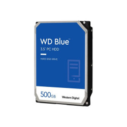 WD Blue - HDD - 500 GB - interno - 3.5" - SATA 6Gb/s - 5400 rpm - buffer: 64 MB