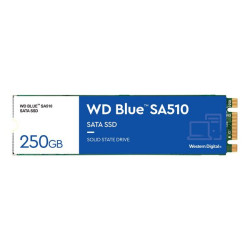 WD Blue SA510 WDS250G3B0B - SSD - 250 GB - interno - M.2 2280 - SATA 6Gb/s - blu