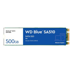 WD Blue SA510 WDS500G3B0B - SSD - 500 GB - interno - M.2 2280 - SATA 6Gb/s - blu