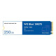 WD Blue SN570 NVMe SSD WDS250G3B0C - SSD - 250 GB - interno - M.2 2280 - PCIe 3.0 x4 (NVMe)