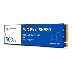 WD Blue SN580 - SSD - 500 GB - interno - M.2 2280 - PCIe 4.0 x4 (NVMe)