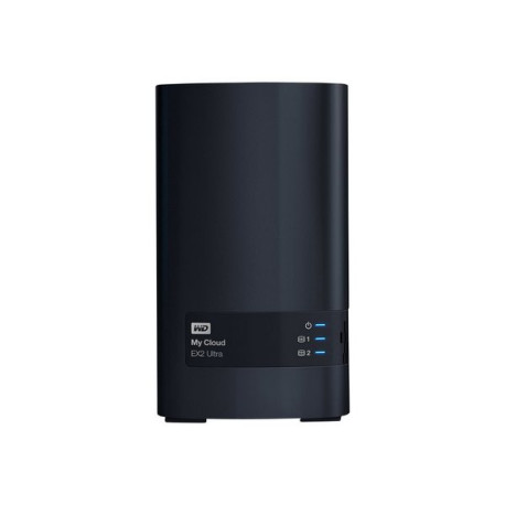 WD My Cloud EX2 Ultra WDBVBZ0040JCH - Dispositivo di storage personal cloud - 2 alloggiamenti - 4 TB - HDD 2 TB x 2 - RAID RAID