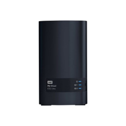 WD My Cloud EX2 Ultra WDBVBZ0240JCH - Dispositivo di storage personal cloud - 2 alloggiamenti - 24 TB - HDD 12 TB x 2 - RAID 0,