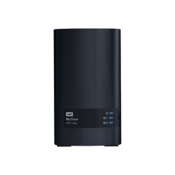 WD My Cloud EX2 Ultra WDBVBZ0280JCH - Dispositivo di storage personal cloud - 2 alloggiamenti - 28 TB - HDD 14 TB x 2 - RAID 0,