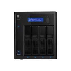 WD My Cloud EX4100 WDBWZE0080KBK - Server NAS - 4 alloggiamenti - 8 TB - HDD 4 TB x 2 - RAID 0, 1, 5, 10, JBOD, sostituzione a 