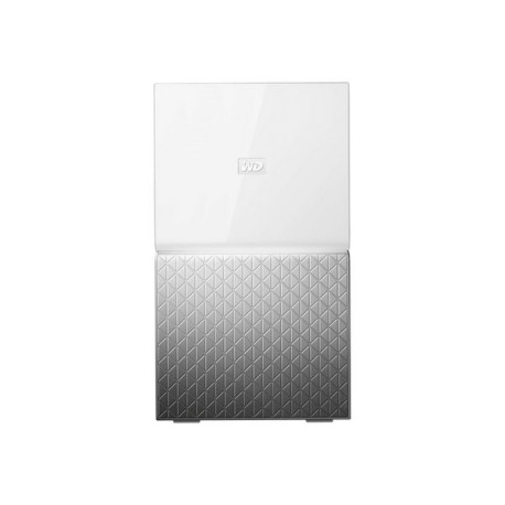 WD My Cloud Home Duo WDBMUT0040JWT - Dispositivo di storage personal cloud - 4 TB - HDD 2 TB x 2 - Gigabit Ethernet