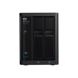 WD My Cloud PR2100 WDBBCL0000NBK - Server NAS - 2 alloggiamenti - RAID RAID 0, 1, JBOD - RAM 4 GB - Gigabit Ethernet