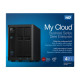 WD My Cloud PR2100 WDBBCL0040JBK - Server NAS - 2 alloggiamenti - 4 TB - HDD 2 TB x 2 - RAID RAID 0, 1, JBOD - RAM 4 GB - Gigab