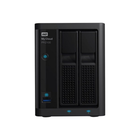 WD My Cloud PR2100 WDBBCL0120JBK - Server NAS - 2 alloggiamenti - 12 TB - HDD 6 TB x 2 - RAID 0, 1, JBOD - RAM 4 GB - Gigabit E