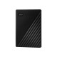 WD My Passport WDBYVG0010BBK - HDD - crittografato - 1 TB - esterno (portatile) - USB 3.2 Gen 1 - 256 bit AES - nero