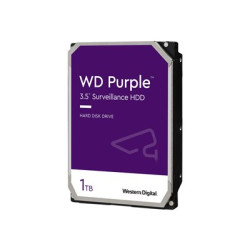 WD Purple WD10PURZ - HDD - 1 TB - interno - 3.5" - SATA 6Gb/s - 5400 rpm - buffer: 64 MB