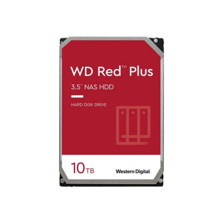 WD Red Plus NAS Hard Drive WD101EFBX - HDD - 10 TB - interno - 3.5" - SATA 6Gb/s - 7200 rpm - buffer: 256 MB