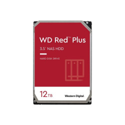 WD Red Plus NAS Hard Drive WD120EFBX - HDD - 12 TB - interno - 3.5" - SATA 6Gb/s - 7200 rpm - buffer: 256 MB