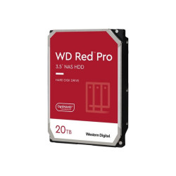 WD Red Pro NAS Hard Drive WD201KFGX - HDD - 20 TB - interno - 3.5" - SATA 6Gb/s - 7200 rpm - buffer: 512 MB