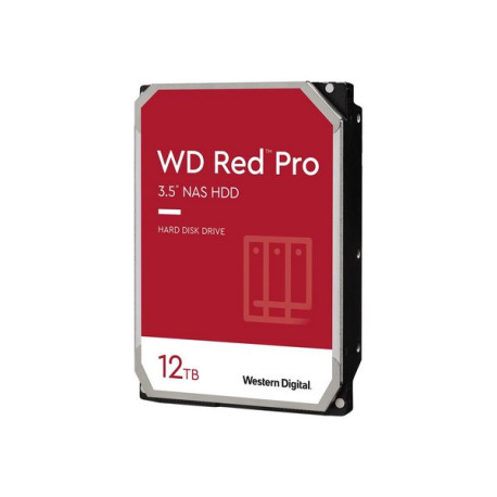 WD Red Pro WD121KFBX - HDD - 12 TB - interno - 3.5" - SATA 6Gb/s - 7200 rpm - buffer: 256 MB