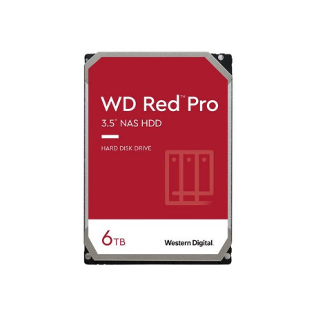 WD Red Pro WD6003FFBX - HDD - 6 TB - interno - 3.5" - SATA 6Gb/s - 7200 rpm - buffer: 256 MB