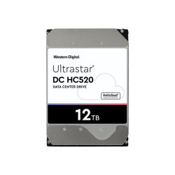 WD Ultrastar DC HC520 HUH721212ALE604 - HDD - 12 TB - interno - 3.5" - SATA 6Gb/s - 7200 rpm - buffer: 256 MB